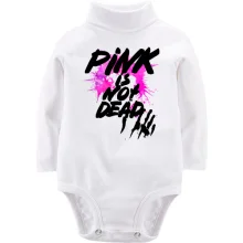 Детское боди с длинным рукавом Pink is not dead
