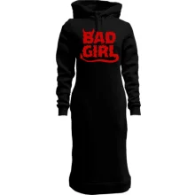 Худи платье Bad girl