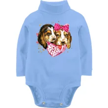 Дитяче боді з довгим рукавом Forever friends з біглями