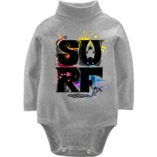 Детское боди с длинным рукавом SURF