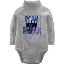 Детское боди с длинным рукавом Born to wander