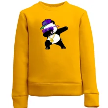 Детский свитшот Dabbing Gangsta Panda