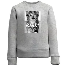 Детский свитшот Rawr кот