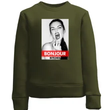 Детский свитшот Bonjour