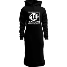 Худи платье Unreal technology powered by