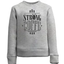 Дитячий світшот Strong Coffee