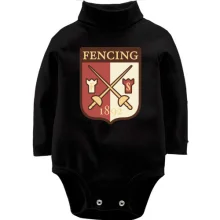 Дитяче боді з довгим рукавом Fencing