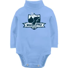 Дитяче боді з довгим рукавом winter sports
