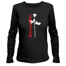 Лонгслів Depeche Mode white Rose