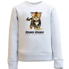 Детский свитшот Miav Miav Кис-Кис-Кис