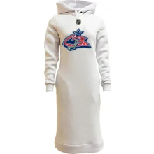 Худи платье Columbus Blue Jackets 2