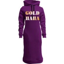 Худи платье Gold папа 2