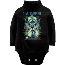 Дитяче боді з довгим рукавом la rebel