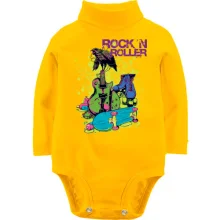 Дитяче боді з довгим рукавом Rock and Roller