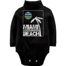 Детское боди с длинным рукавом Miami Beach