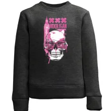 Детский свитшот hooligan skull