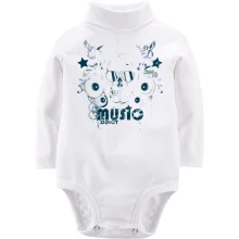 Дитяче боді з довгим рукавом music addict