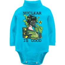 Дитяче боді з довгим рукавом nuclear is good