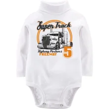 Дитяче боді з довгим рукавом super truck