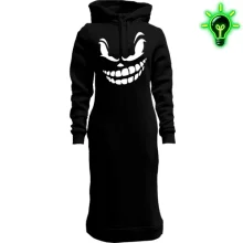Худи платье Angry smile (Helloween style)