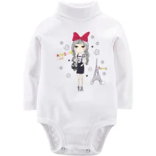 Дитяче боді з довгим рукавом fashion girl pires