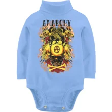 Дитяче боді з довгим рукавом anarchy golden skull