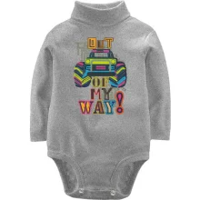 Дитяче боді з довгим рукавом out of my way