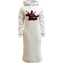 Худи платье DEADPOOL