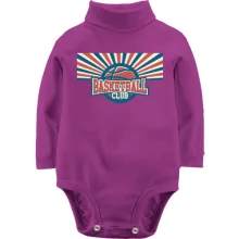 Детское боди с длинным рукавом basketball club
