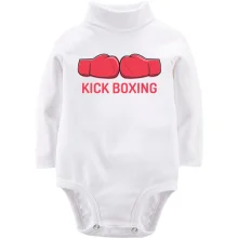 Детское боди с длинным рукавом kickboxing перчатки