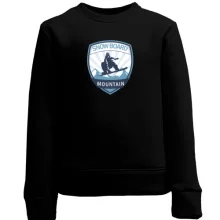 Детский свитшот snowboard mountain
