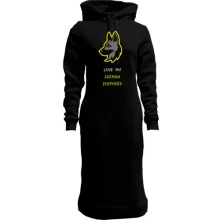 Худі сукня Love My German Shepherd