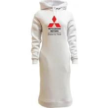 Худи платье с лого Mitsubishi Motors
