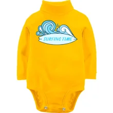 Детское боди с длинным рукавом surfing time
