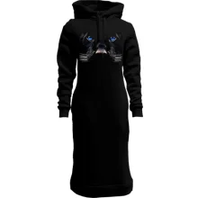 Худі сукня з мордою собаки