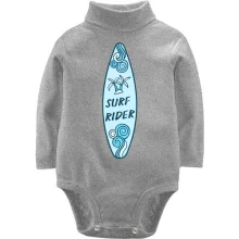 Детское боди с длинным рукавом surf rider