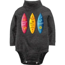 Детское боди с длинным рукавом surf summer