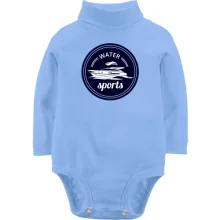 Детское боди с длинным рукавом water sports