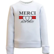 Детский свитшот Merci mon cheri