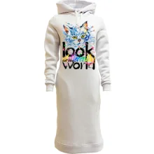Худі сукня з кошеням Look differently at the world