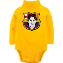 Детское боди с длинным рукавом с Messi