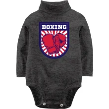 Детское боди с длинным рукавом boxing