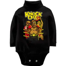 Детское боди с длинным рукавом knock out