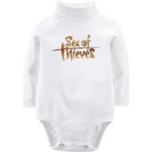 Детское боди с длинным рукавом Sea of Thieves лого