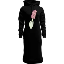 Худи платье с мороженным в виде мозга