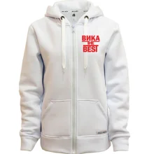 Жіноче худі на блискавці Віка the BEST