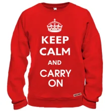 Світшот Keep Calm and Carry On