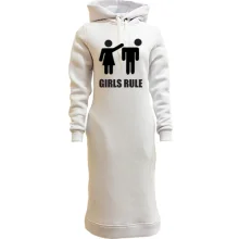 Худи платье Girls rule