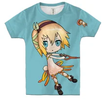 Дитяча 3D футболка Anime girl. Umbrella