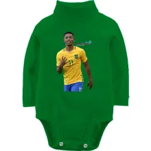 Детское боди с длинным рукавом c Gabriel Jesus 2